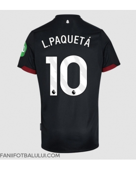 West Ham United Lucas Paqueta #10 Tricou Fotbal Replică 2024-25 Barbati Deplasare